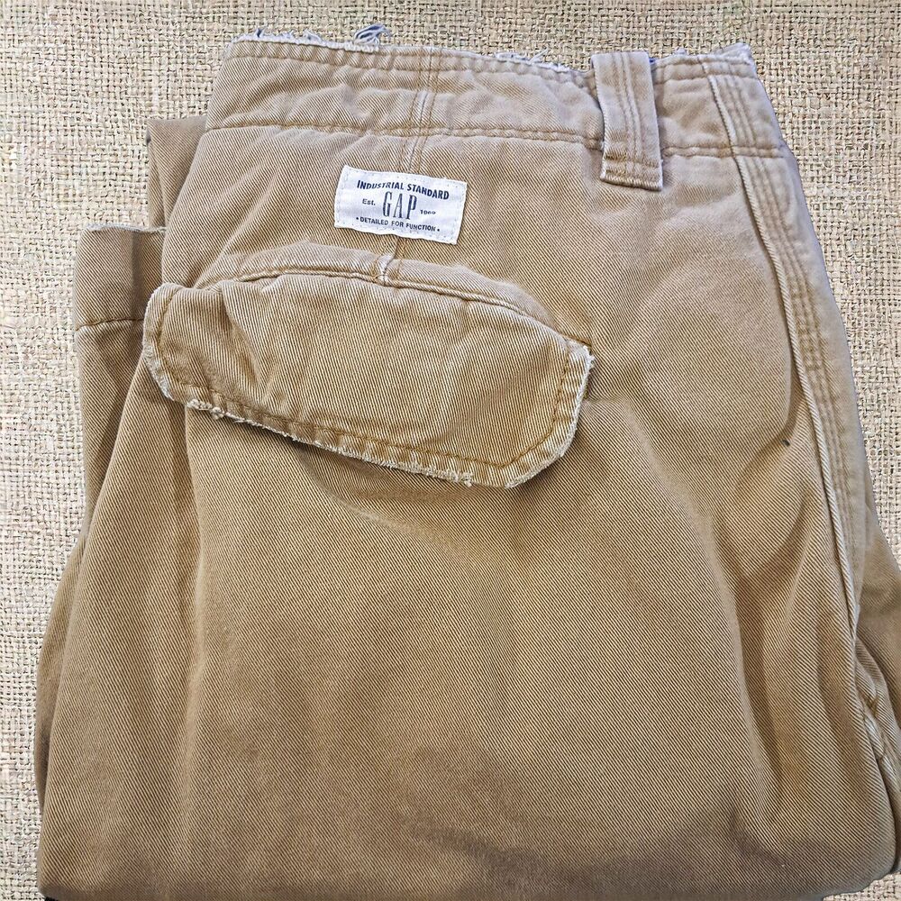 Gap Men's Vintage Straight Jeans Size 32 Brown Regular Fit Pre-owned